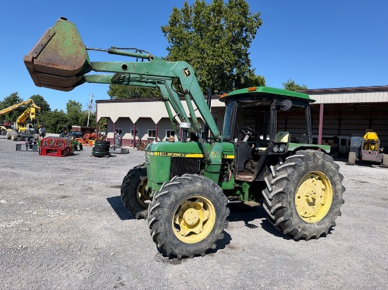 JOHN DEERE 2750 TRACTOR W/LOADER