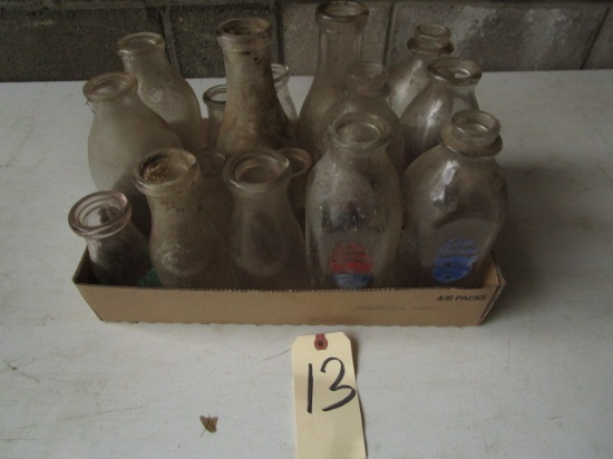 16 Milk Bottles