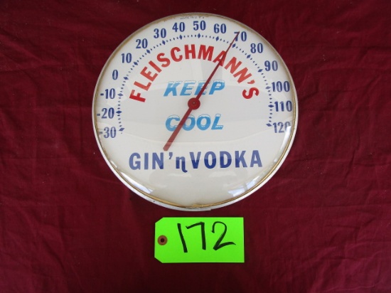 Fleischmann's Gin'n Vodka thermometer