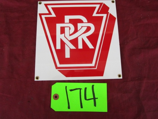 Pennsylvania RR porcelain sign