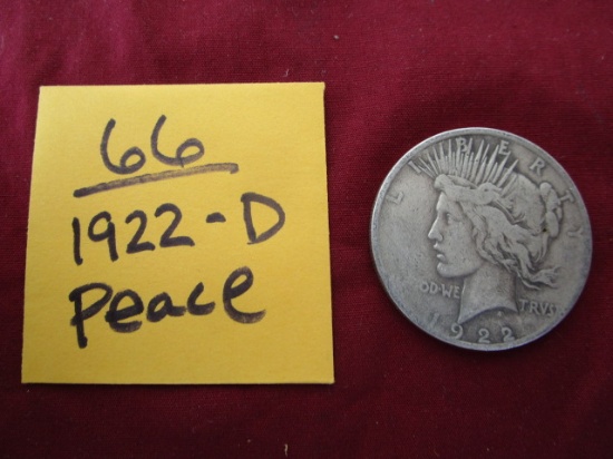 Peace Dollar 1922-D