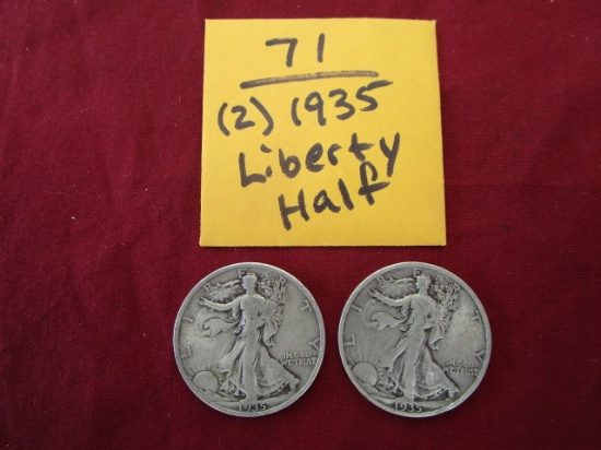 1935 Liberty Half dollars