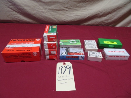 9mm Makarov ammo - 700+ rounds