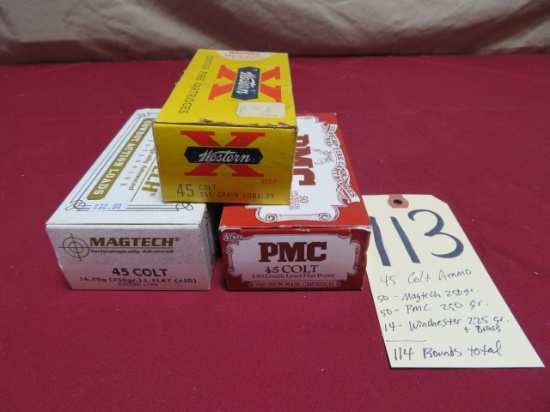.45 Colt ammo - 114 rounds