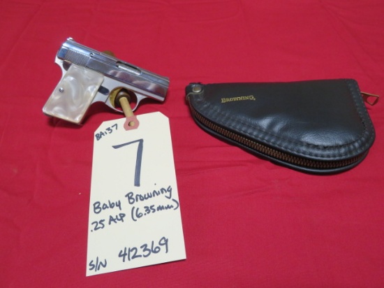 Baby Browning .25 ACP pistol