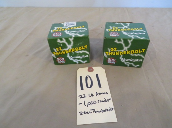 .22 LR ammo - 1,000 rnds.