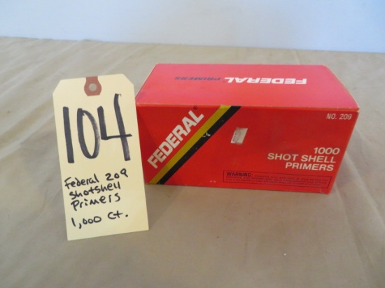 Federal 209 primers - NO SHIPPING