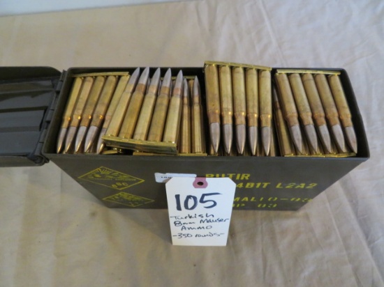 8mm Mauser ammo - 350 rnds.