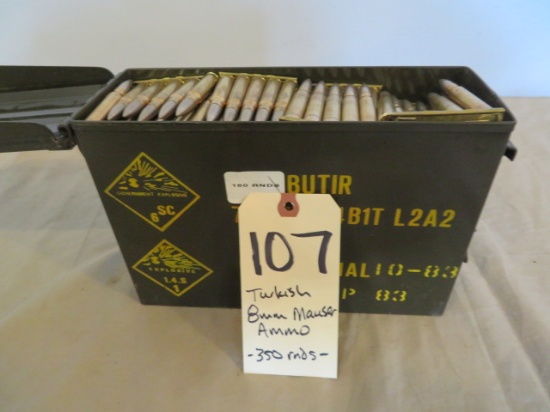 8mm Mauser ammo - 350 rnds.