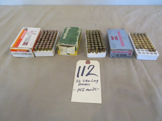.32 S&W ammo - 142 rnds.