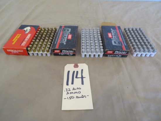 .32 ACP ammo - 150 rnds.