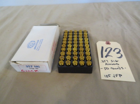.357 SIG ammo - 50 rnds.