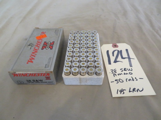 .38 S&W ammo - 50 rnds.