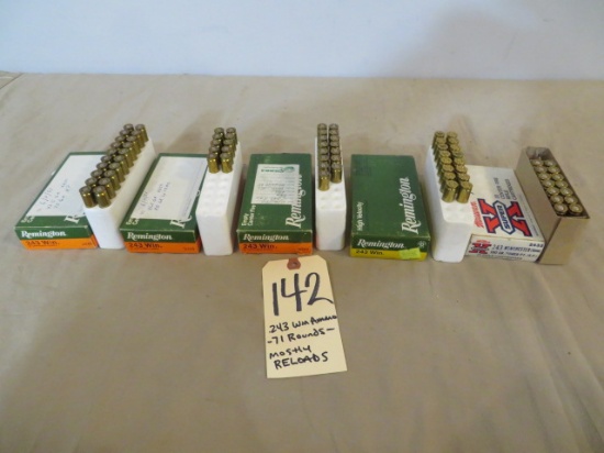 .243 Win. Reloads - 71 rnds.
