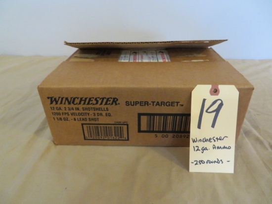 Winchester 12 ga. ammo - 250 rnds.