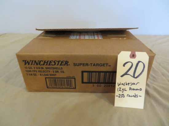 Winchester 12 ga. ammo - 250 rnds.