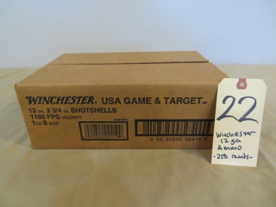 Winchester 12 ga. ammo - 250 rnds.