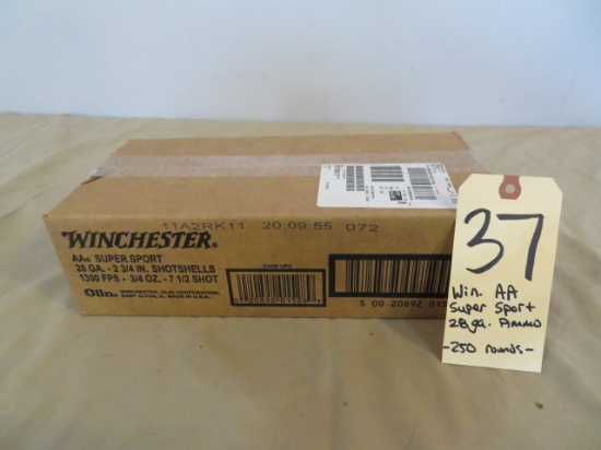 Winchester AA 28 ga. ammo - 250 rnds.