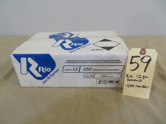 Rio 12 ga. ammo - 250 rnds.