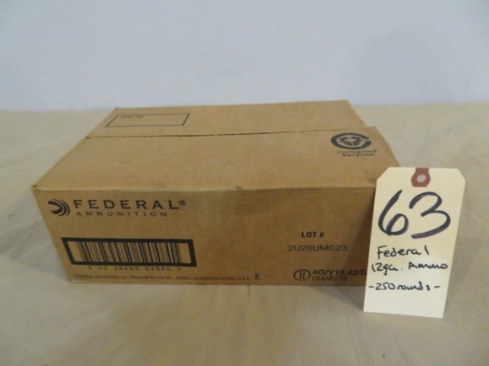 Federal 12 ga. ammo - 250 rnds.