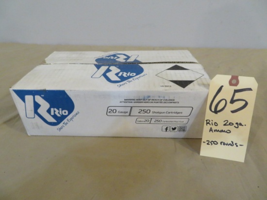 Rio 20 ga. Steel ammo - 250 rnds.