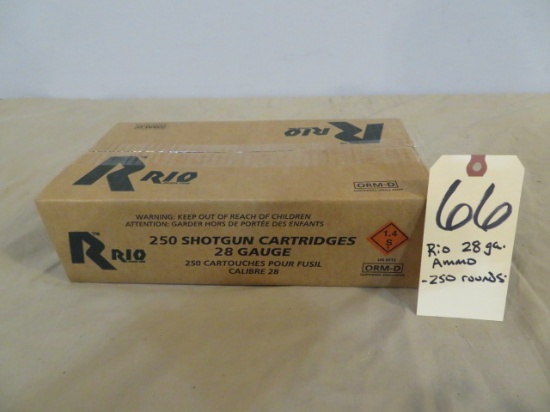 Rio 28 ga. ammo - 250 rnds.