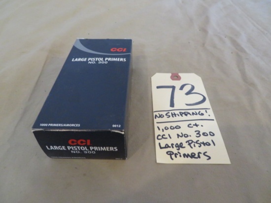 CCI Large Pistol Primers - NO SHIPPING