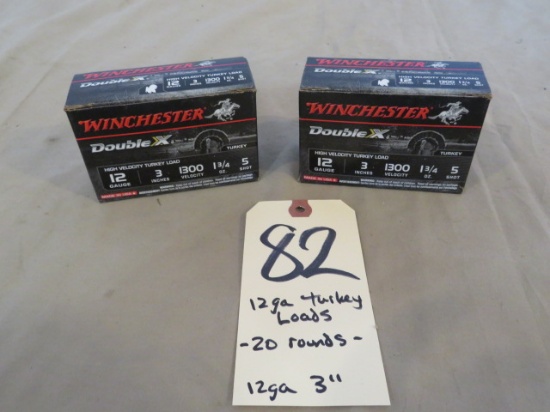 12 ga. Turkey ammo - 20 rnds.
