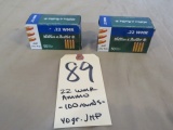 .22 Mag ammo - 100 rnds.