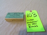 Vintage Winchester .32 S&W Blanks