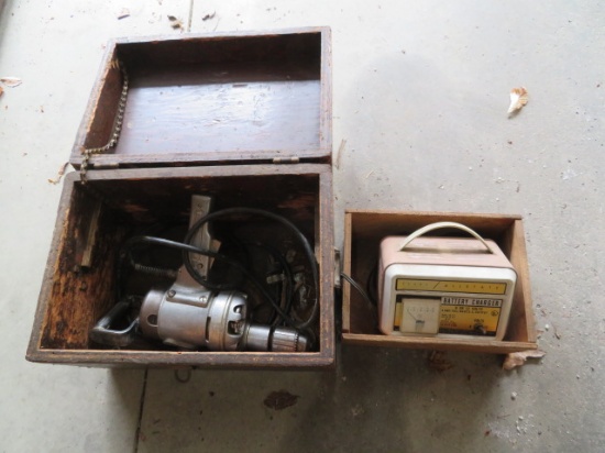 Battery Charger & Drill