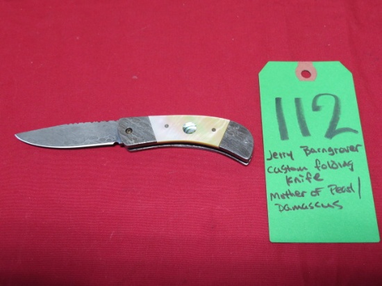 Barngrover custom folding knife