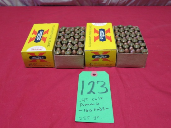 .45 Colt Ammo - 100 rounds