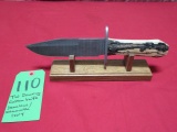 T.W. Downing custom Bowie knife