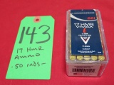 17 HMR Ammo - 50 rounds