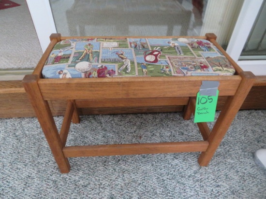 Golfer bench