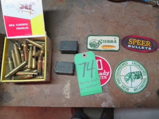 .30-06 Brass, M1 clips