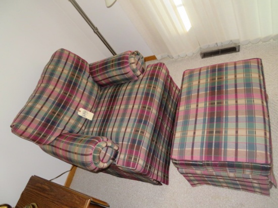 Broyhill Chair & Footstool