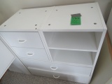 (2) storage cabinets