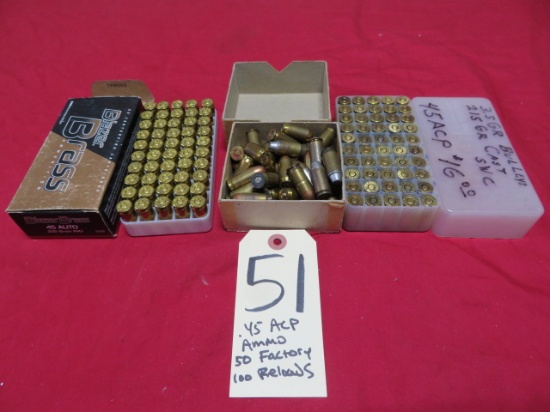 .45 ACP Ammo - 150 rnds