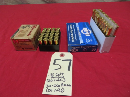 .45 Colt & .30-06 Ammo