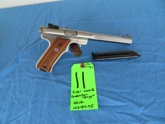 Ruger MKII Target .22 LR pistol
