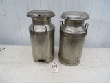 Stainless milk cans