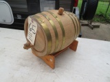 Wooden barrel & stand