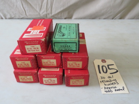 .30 Cal. Bullets - 400+