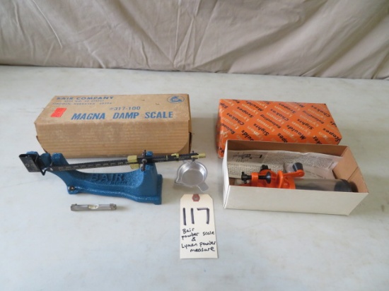 Blair Powder scale; Lyman Powder Measure