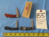 (3) Case XX Lockback knives