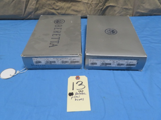 (2) Beretta pistol boxes