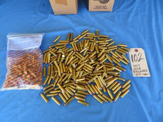 .357 Mag RELOADS - 275 rnds.