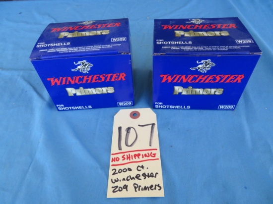Winchester 209 Primers - NO SHIPPING